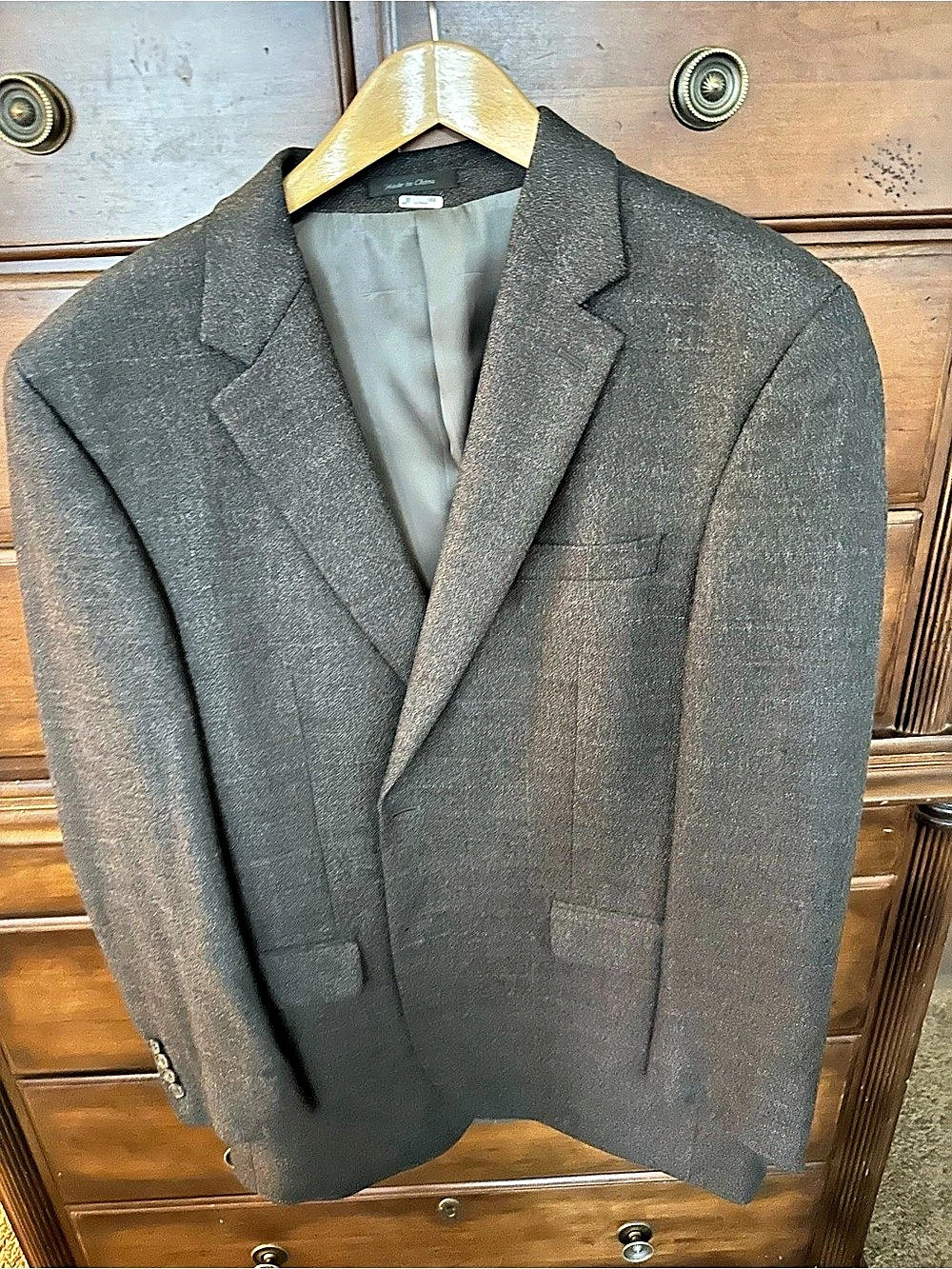 Lauren Ralph Lauren Men's Gray Blazer Size 44L Like New